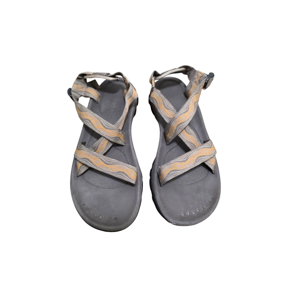 The‎ North Face Men's Hiking Sandals Size 13 Gray & Orange Adjustable Straps